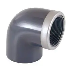 PVC Winkel 90&deg; &Oslash; 63 x 2" IG verst&auml;rkt