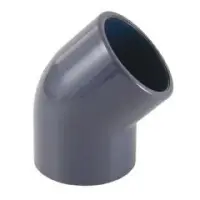 PVC Winkel 45&deg; &Oslash;50