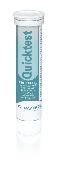 Bayrol Quicktest - Wasseranalyse mit 50 Teststreifen