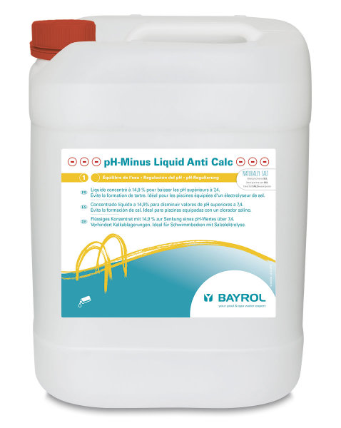 Bayrol pH Minus Liquid Anti Calc by Naturally SALT