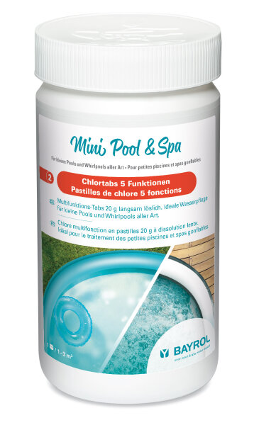 Bayrol Mini Pool & Spa Chlortabs 5 Funktionen 1 kg