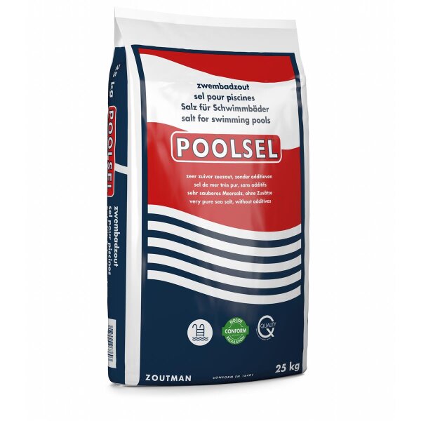 Poolsel Poolsalz, Einzelsack 25 kg f&uuml;r Salzelektrolyseanlagen