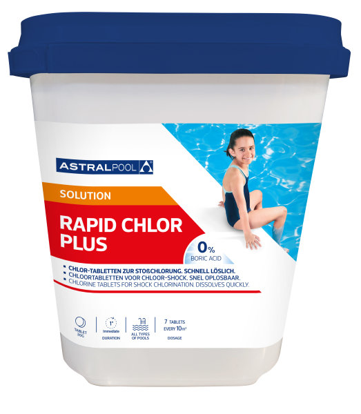 Astralpool Rapid Chlor Plus 30 g Tabletten, schnell löslich