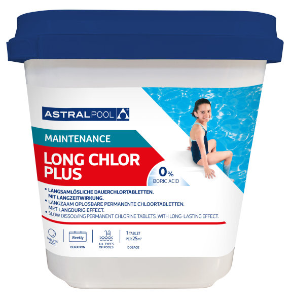 Astralpool Long Chlor Plus 250g Langzeittablette