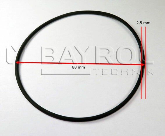O-Ring Elektrolysezelle