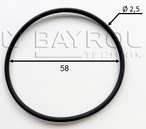 O-Ring f&uuml;r Filter F 20 58 x 2,5 mm