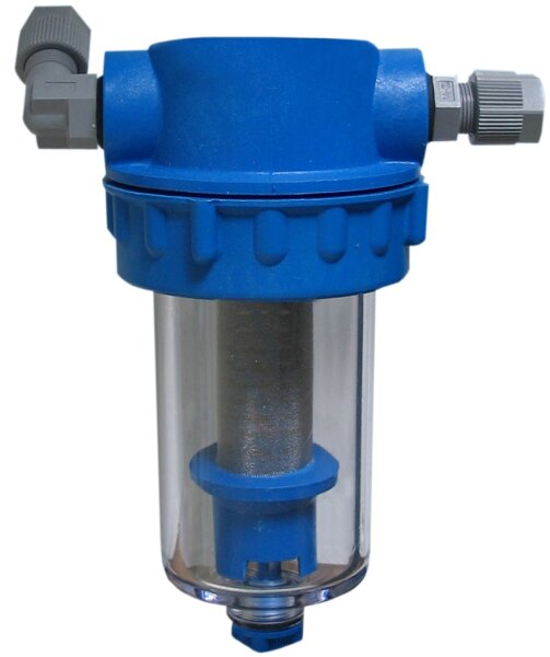 Filter F20, &frac14;", incl. Gerade- und  Winkelverschraubung