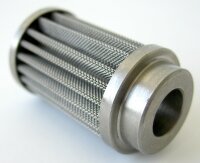 Stahlfiltereinsatz f&uuml;r F10, gerippt